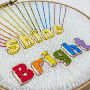 Shine Bright Embroidery Kit, 6 of 10