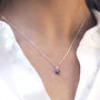 Kathia Sterling Silver Opal Necklace, thumbnail 6 of 8