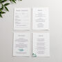 Green Eucalyptus Wedding Invitation Suite, thumbnail 4 of 8