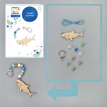 Make Your Own Shark Keyring Kit, 3 of 5