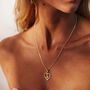 Peace Heart Sterling Silver / Gold Plated Birthstone Necklace, thumbnail 8 of 12