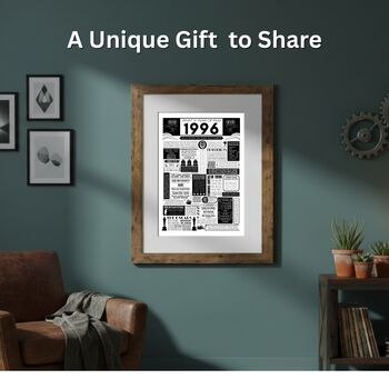 Personalised Film Poster 30th Birthday Gift, 5 of 12