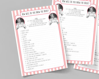 Personalised How Well Do You Know The Bride? Quiz, 3 of 6
