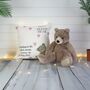 Personalised Childs Cushion With Teddy Bear, thumbnail 4 of 9