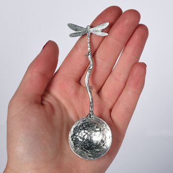 Dragonfly Pewter Spoon. Use For Tea, Sugar, Coffee Etc, 2 of 7