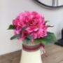 Pink Hydrangea Cream Metal Jug Mothers Day Gift, thumbnail 6 of 7