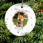 Personalised Christmas Pet Bauble With Photo, thumbnail 3 of 5