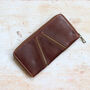 Large Leather Zip Around Purse, thumbnail 2 of 4