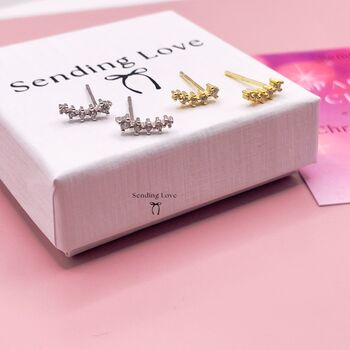 Shooting Star Earrings Christmas Gift And Stocking Filler, 2 of 9