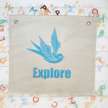 Explore Fabric Banner Flag, 5 of 5