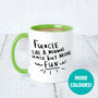 'Funcle, Like A Normal Uncle But More Fun' Uncle Mug, thumbnail 1 of 12