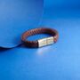 Personalised Brown Leather Bracelet Mens Gift Ideas, thumbnail 9 of 12