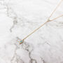 18ct Gold Vermeil Plated Blue Turquoise Necklace, thumbnail 1 of 6