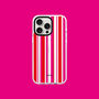 Berry Stripe Phone Case For iPhone, thumbnail 1 of 8