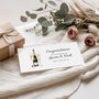 Personalised Money Wallet For Wedding Gift. Champagne, thumbnail 1 of 3