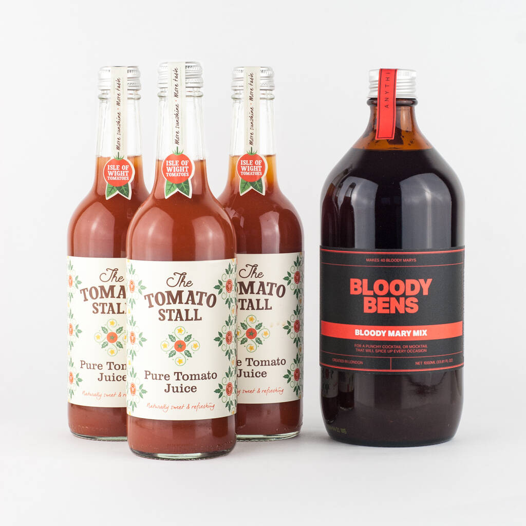 Large Bloody Mary Mix With Triple Tomato Juice Pack By Bloody Bens
