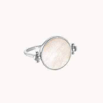 Personalised Mother Of Pearl Spinning Ring, 4 of 5
