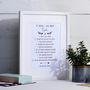 Personalised Ten Things I Love About You Print, thumbnail 2 of 3