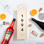 Personalised Birth Year Bottle Box, thumbnail 5 of 7