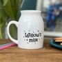 Monochrome Kids Font Bone China Milk Mug, thumbnail 1 of 2