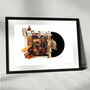 'Never Let Me Down' Collaged Album Cover Print, thumbnail 1 of 2