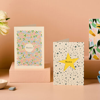 Star Mama Mother's Day Card – Hand Drawn Celestial Design, 2 of 3