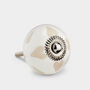 A Set Of Six Off White And Beige Cupboard Knobs, thumbnail 3 of 7
