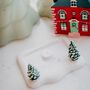 Christmas Red House With Trees Incense Cone Burner, thumbnail 4 of 5