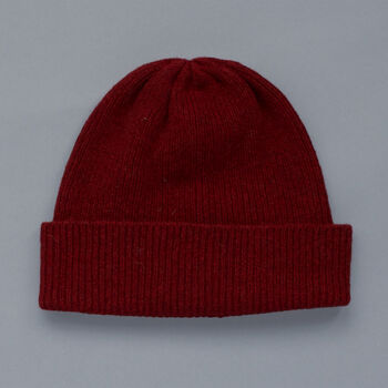 Lambswool Rib Beanie Hat In 14 Colours, 12 of 12