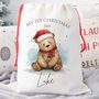 Bear Special Delivery Christmas Sack, thumbnail 2 of 2