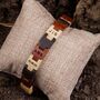 Marrakesh Engraved Colourful Wooden Bracelet For Women, thumbnail 1 of 5