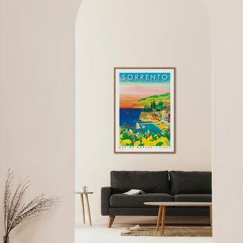 Sorrento, Italy Illustrated Travel Print, 7 of 8