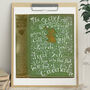 Inspirational Quote 'The Secret Is…' Vintage Art Print, thumbnail 2 of 3