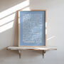God Only Knows Print, The Beach Boys, Song Lyrics Print, thumbnail 4 of 12