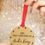 First Christmas As Personalised Christmas Decoration, thumbnail 4 of 12