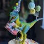 Personalised Party Dinosaur Cake Topper, thumbnail 5 of 5