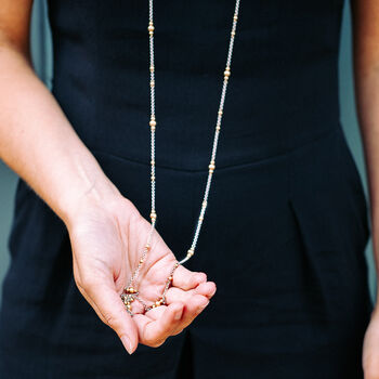 Mustard Long Chain Necklace, 4 of 7