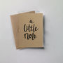 A Little Note Small Letterpress Card, thumbnail 2 of 3