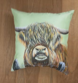 Mc Dougall Moo, Faux Suede Cow Cushion, 3 of 6