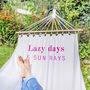 Personalised Garden Hammock, thumbnail 2 of 6