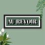 Au Revoir Framed Typography Print, thumbnail 10 of 10