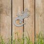 Garden Wall Sculpture Metal Gecko Lizard Art, thumbnail 6 of 10
