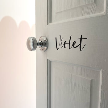 Personalised Name Door Sticker, 3 of 7