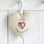 Personalised 16th Birthday Hanging Heart Gift For Girl, thumbnail 8 of 12