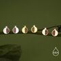 Seeds Of Joy Pomegranate Studs Earrings In Sterling Silver, thumbnail 2 of 12