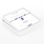 September Sapphire Birthstone Charm Bracelet Gift, thumbnail 1 of 4