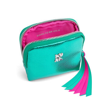 Born To Be Wild Green And Pink Slogan Jewellery Organiser, 2 of 2