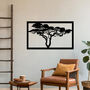 Contemporary Metal Tree Wall Hanging Sculpture For Home Or Office, thumbnail 1 of 11