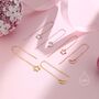Sterling Silver Asymmetric Star And Moon Ear Threaders, thumbnail 1 of 10