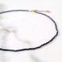 Lapis Lazuli Gemstone Beaded Necklace, thumbnail 1 of 5